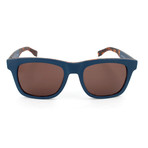 Men's 0337S Sunglasses // Matte Blue + Havana Blue