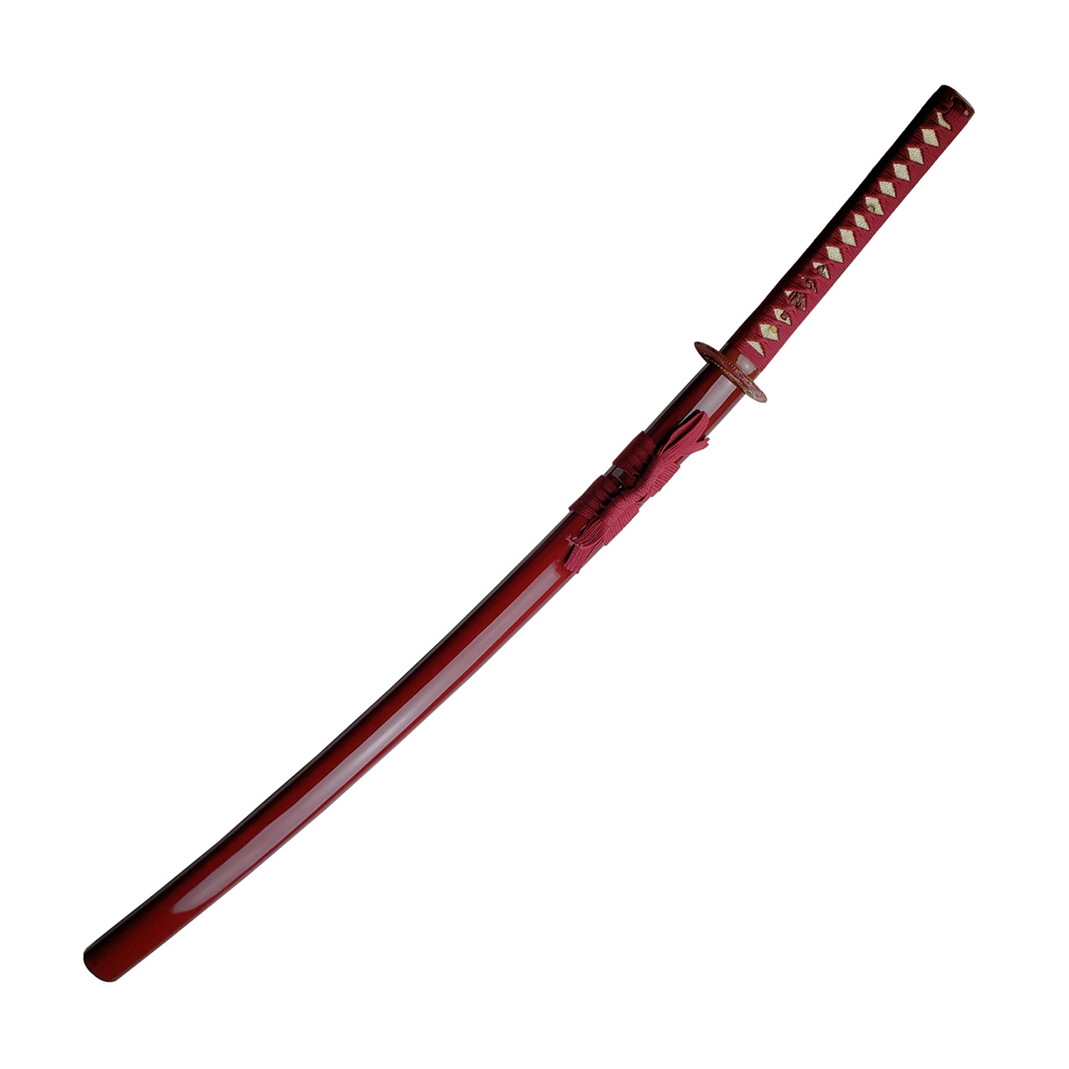 Musha Red Dragon Damascus Katana - Musha Samurai Swords - Touch of Modern