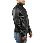 Elentra Leather Jacket // Black (S)
