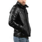 Tao Leather Jacket // Black (XL)