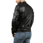 Bobby Leather Jacket // Black (2XL)