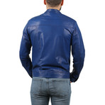 Guavera Leather Jacket // Sax (M)