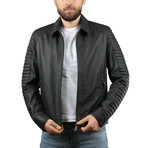 Seramik Leather Jacket // Black (2XL)