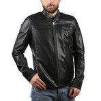 Bobby Leather Jacket // Black (2XL)