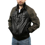 Guavera Leather Jacket // Black (XL)