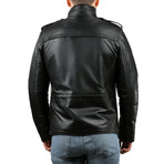 Tao Leather Jacket // Black (2XL)