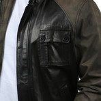 Guavera Leather Jacket // Black (L)