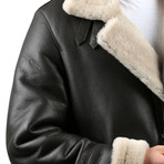 Silky Leather Jacket // Black (M)