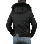 Leather Jacket III // Black (XL)