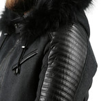 Leather Jacket III // Black (L)