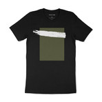 Acrylic Stripe Redux Graphic T-Shirt // Black (S)