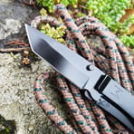 The Must-Have Pocket Tool // Tanto + Linerlock (Gunmetal Gray + Hardwood)