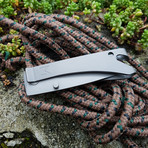 The Must-Have Pocket Tool // Drop-Point + Linerlock (Gunmetal Gray + Hardwood)