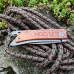 The Must-Have Pocket Tool // Drop-Point + Linerlock (Gunmetal Gray + Hardwood)