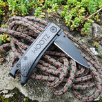 The Must-Have Pocket Tool // Drop-Point + Linerlock (Gunmetal Gray + Hardwood)