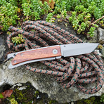 The Must-Have Pocket Tool // Tanto + Linerlock (Gunmetal Gray + Hardwood)