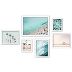 Beach Photography Framed Gallery Wall Set