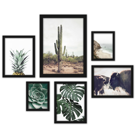Contemporary Southwest Photography Framed Gallery Wall Set