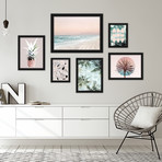 Tropical Beach Framed Gallery Wall Set