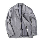 BKT35 Jacket // Gray Angora Wool (S)