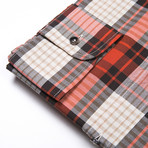 BKT10 Casual Shirt // Large Red Plaid (M)