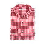 BKT10 Sport Shirt // Red Gingham Flannel (XS)