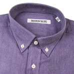 BKT10 Sport Shirt // Purple Flannel (L)