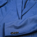 BKT35 Unstructured Jacket // Bright Blue Hopsack (L)