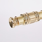Brass Telescope // Hardwood Tripod // 19-inch