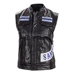 Charlie Hunnam Autographed Leather Motorcycle Vest