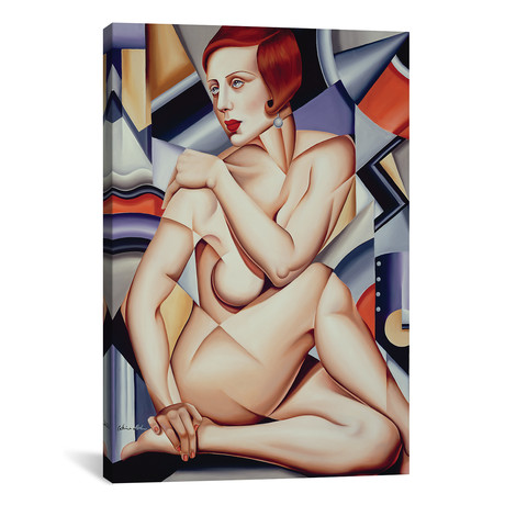 Cubist Nude // Catherine Abel (12"W x 18"H x 0.75"D)