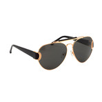 Women's Odlr53C1 Sunglasses // Gold + Black Sunglass