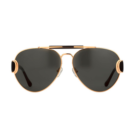 Women's Odlr53C1 Sunglasses // Gold + Black Sunglass
