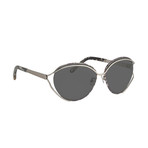 Women's Odlr61C3 Sunglasses // Silver Black + White