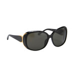 Women's Odlr55C1 Sunglasses // Black + Gold