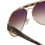 Women's Odlr53C2 Sunglasses // Russian Gold + Dark Tortoise