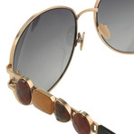 Women's Odlr8C3 Sunglasses // Rose Gold + Gemstones