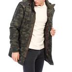 Tyrrell Coat // Camouflage Soldier Green (S)