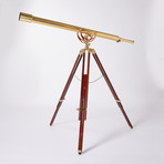 Harbormaster Telescope // Mahogany Tripod // 55-Inch