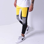 Color Block Sweatpants // Yellow (M)