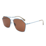 Men's M0022 Sunglasses // Blue + Brown