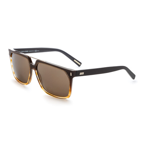 Dior Men's Blacktie Sunglasses // Brown Honey + Black