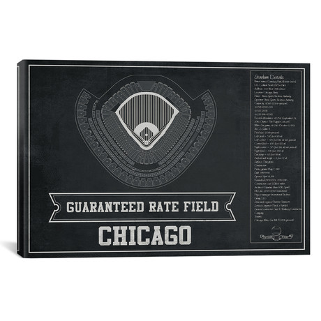 Chicago Guaranteed Rate Field // Cutler West (26"W x 18"H x 0.75"D)