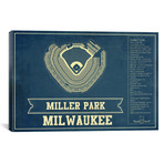 Milwaukee Miller Park // Cutler West (26"W x 18"H x 0.75"D)