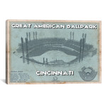 Cincinnati Great American Ballpark // Cutler West (26"W x 18"H x 0.75"D)
