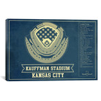 Kansas City Kauffman Stadium // Cutler West (26"W x 18"H x 0.75"D)