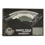 Minnesota Target Field Rustic // Cutler West (26"W x 18"H x 0.75"D)