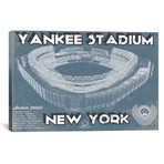 New York Yankees Stadium Blue // Cutler West (26"W x 18"H x 0.75"D)