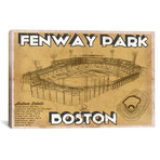 Boston Fenway Park Brown // Cutler West (26"W x 18"H x 0.75"D)