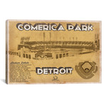Detroit Comerica Park II // Cutler West (26"W x 18"H x 0.75"D)